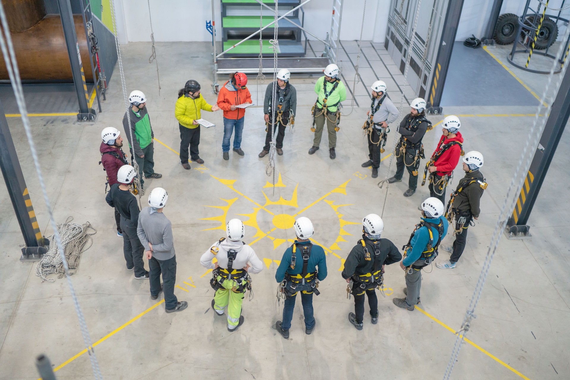 Group of workers engaged in meeting